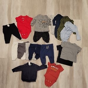 Carter's Clothes Size 3mo Budle of 17